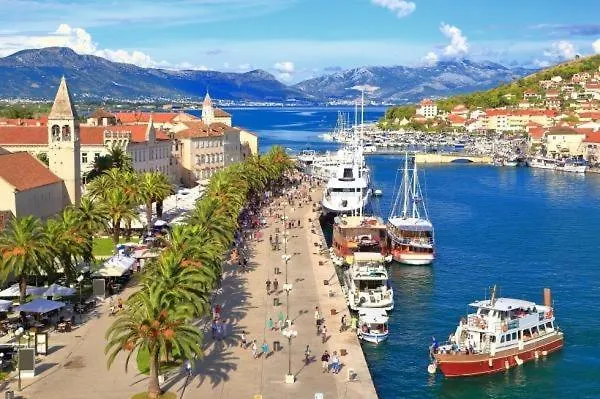 Apartment In Okrug Gornji With Sea View, Balcony, Air Conditioning, Wifi 5167-2 Trogir Croatia